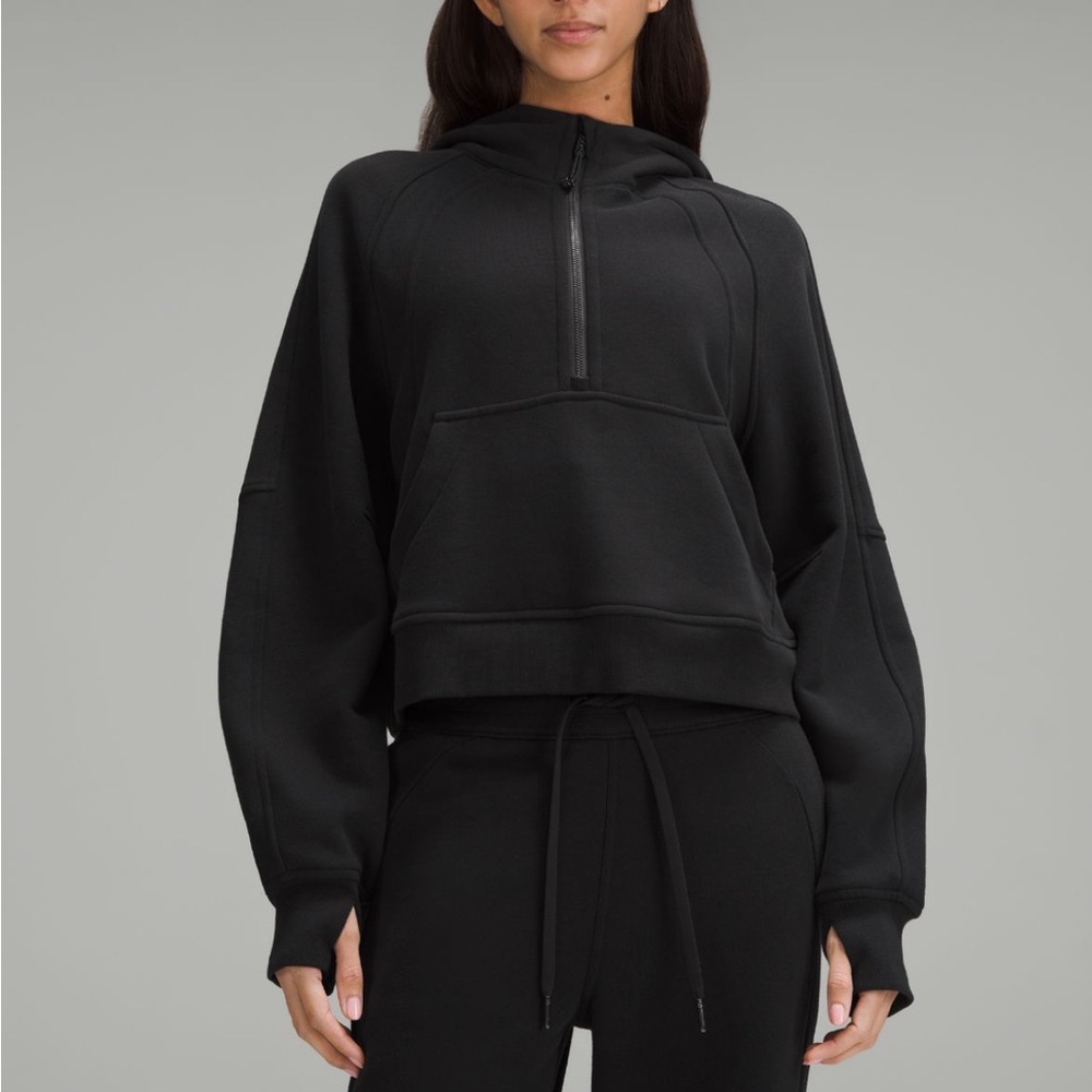Lululemon oversized scuba half zip hoodie